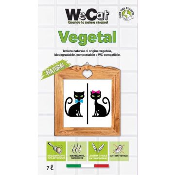 Wecat Gatto Lettiera Naturale Vegetale 10 Kg