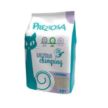 Preziosa Gatto Lettiera Igienica Ultra Clumping Lavanda 5 Lt