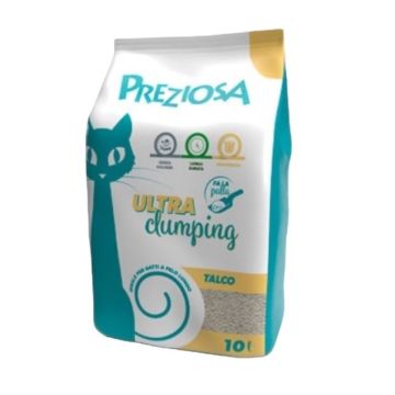 Preziosa Gatto Lettiera Igienica Ultra Clumping Talco 10 Lt