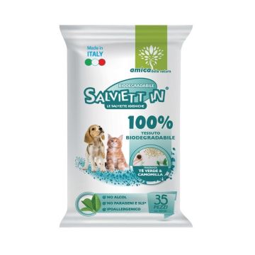 Salviett In Salviette Igieniche Biodegradabili Cf. (35 Pezzi) The' Verde & Camomilla     Temporaneamente Mancante Dall'Azienda Produttrice