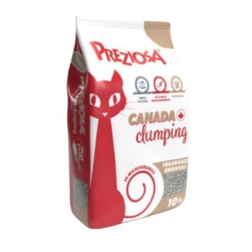 Preziosa Gatto Lettiera Igienica Canada Clumping Fragranze Orientali 10 Kg