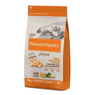 Nature'S Variety Gatto Selected Adulto Sterilizzato Pollo Allevato A Terra 1,25 Kg
