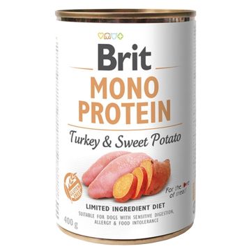 Brit Care Cane Monoprotein Turkey&Sweet Potato 400 Gr
