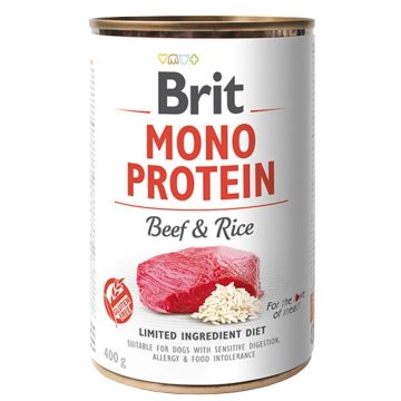Brit Care Cane Monoprotein Beef&Rice 400 Gr