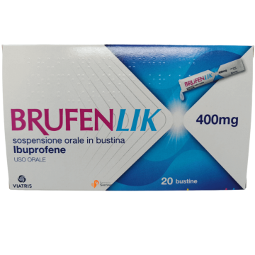Brufenlik 400 mg Ibuprofene 20 Bustine Da 10 ml