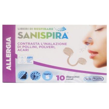 Sanispira allergia fitro nasale 10 pezzi