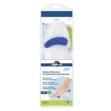 Master-aid foot care soletta siliconica small 37-38 eu elev metatarso