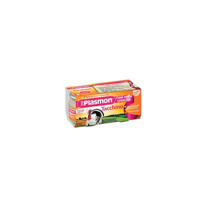Plasmon Omog Tacchino 120gx2pezzi