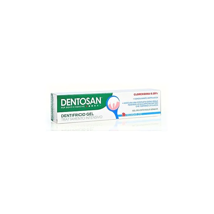 Dentosan Clorexidina Dentifricio Gel Trattamento Intensivo 75ml Dentosan Clorexidina Dentifricio Gel Trattamento Intensivo 75ml
