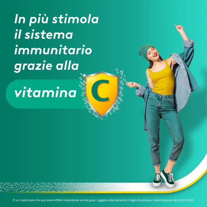 Aspirina C per Raffreddore Febbre e Influenza 20 Compresse Effervescenti