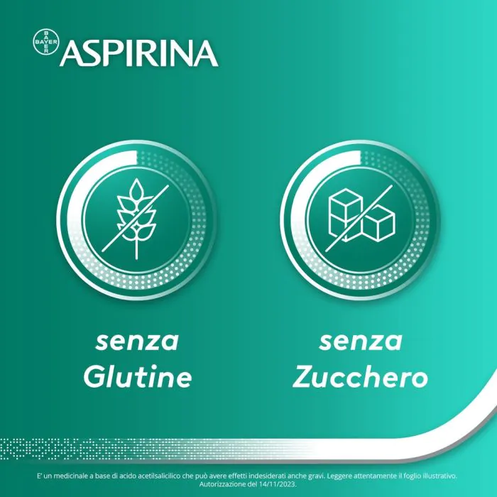 Aspirina in Granuli Antidolorifico Mal di Testa 10 Bustine