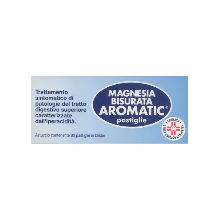 Magnesia bisurata aromatic 80 pastiglie Magnesia bisurata aromatic 80 pastiglie