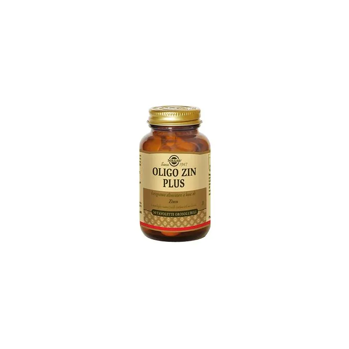 Solgar Oligo-Zin-Plus 50 Tavolette masticabili Solgar Oligo-Zin-Plus 50 Tavolette masticabili