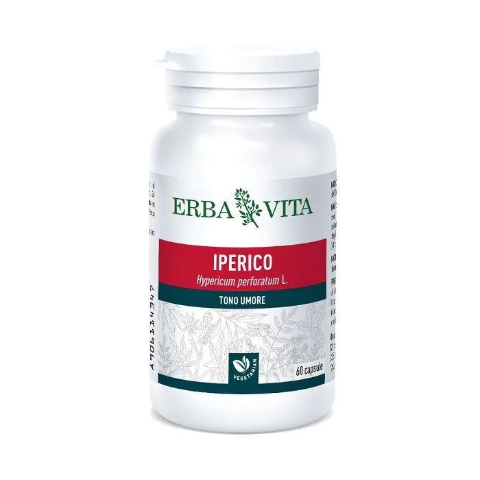 Erba Vita Iperico Integratore Tono Dell’Umore 60 Capsule 400 mg Erba Vita Iperico Integratore Tono Dell’Umore 60 Capsule 400 mg