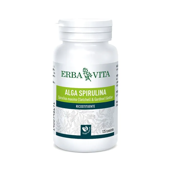 Erbavita alga spirulina 125 tavolette 400 mg Erbavita alga spirulina 125 tavolette 400 mg