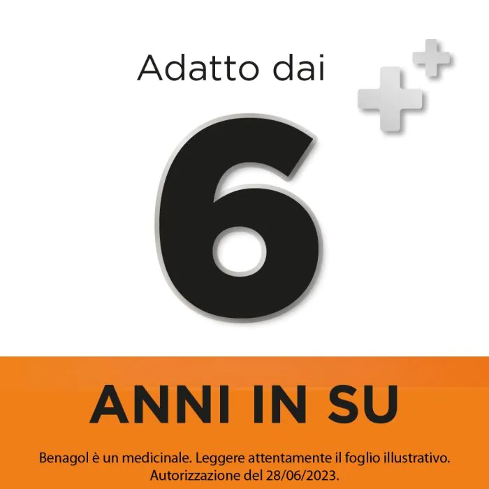 Benagol Pastiglie Vitamina C Antisettico per Cavo Orale Gusto Arancia 24 Pastiglie