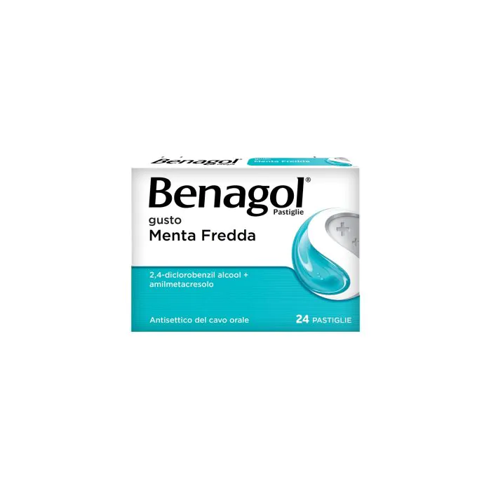 Benagol Pastiglie Menta Fredda Antisettico Cavo Orale 16 Pastiglie