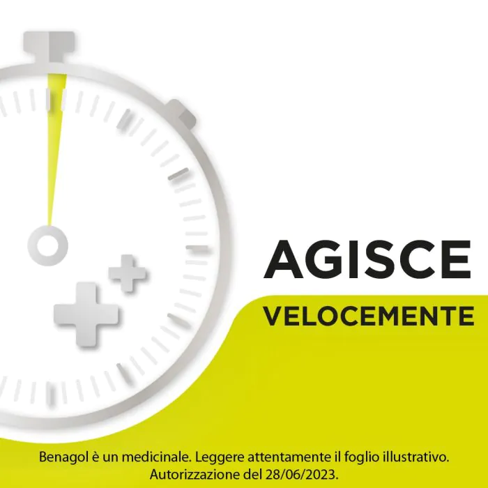 Benagol Pastiglie Limone Senza Zucchero Antisettico Cavo Orale 16 Pastiglie