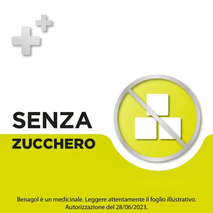 Benagol Pastiglie Limone Senza Zucchero Antisettico Cavo Orale 16 Pastiglie