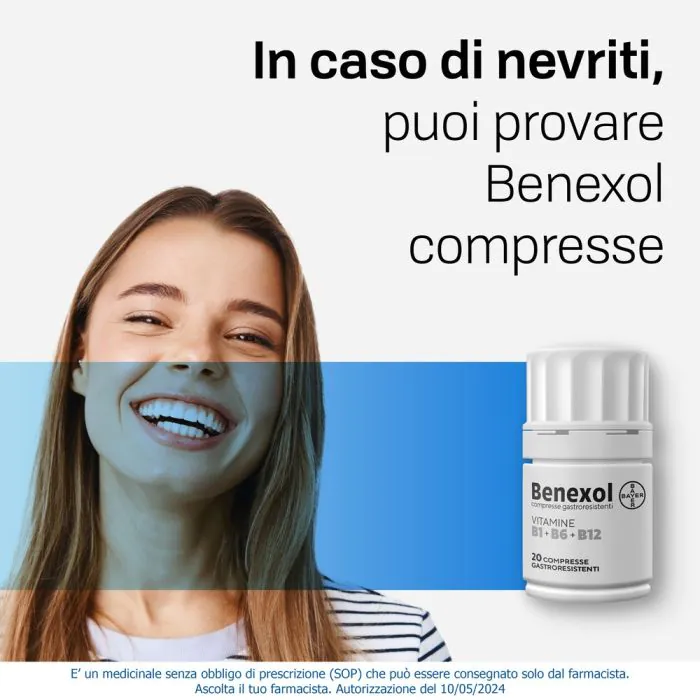 Benexol Trattamento per Carenza di Vitamine B 20 Compresse
