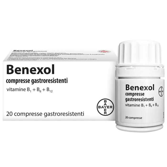 Benexol Trattamento per Carenza di Vitamine B 20 Compresse