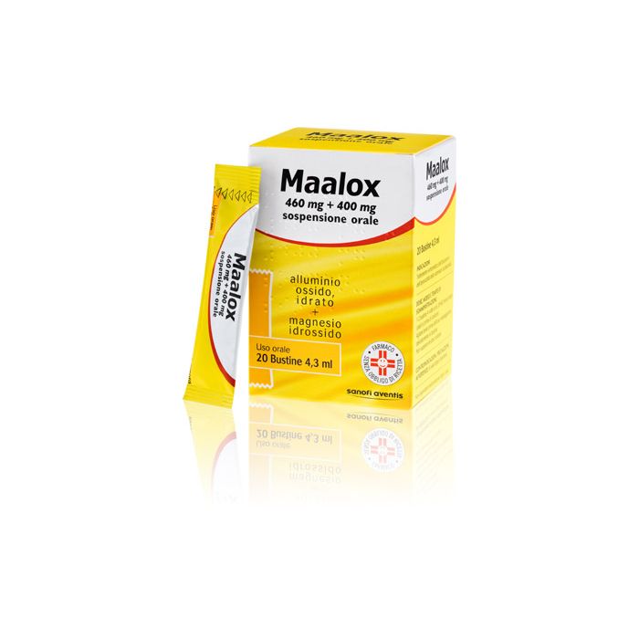 Maalox 20 Bustine os sosp460+400mg