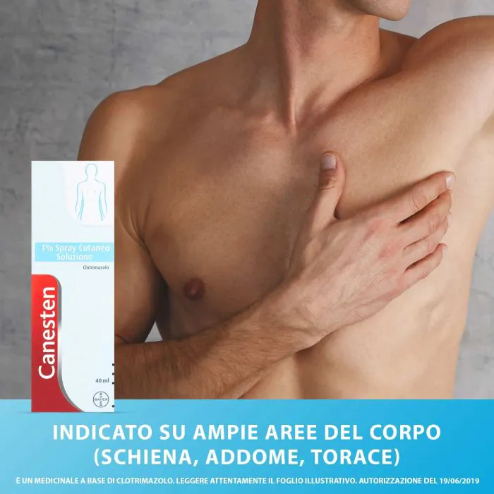 Canesten Spray Cutaneo Antimicotico contro Funghi e Micosi 40ml