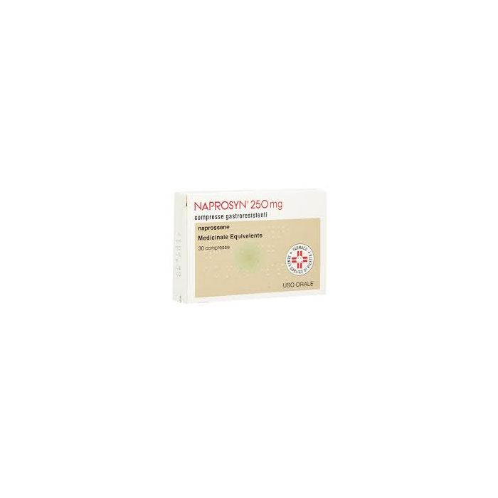 Naprosyn 30compresse Gastr 250mg Naprosyn 30compresse Gastr 250mg