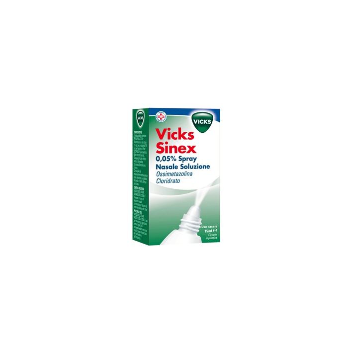 Vicks sinex spray nasale flacone 15ml Vicks sinex spray nasale flacone 15ml