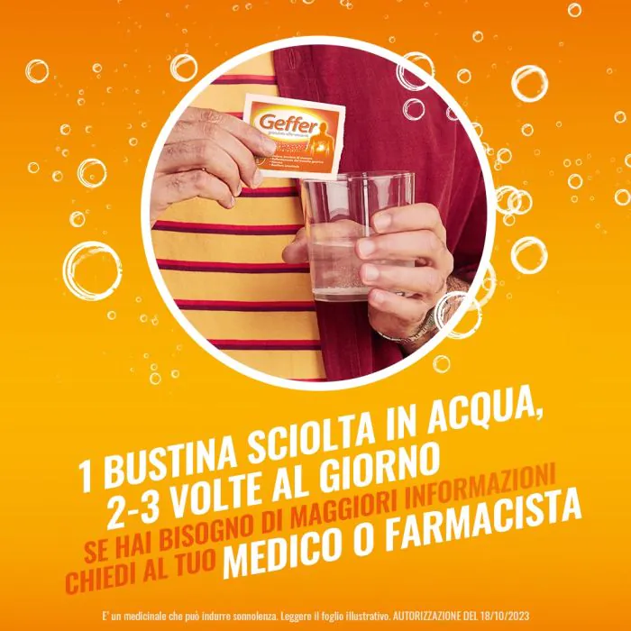 Geffer Antiacido contro Bruciore di Stomaco e Nausea 24 Bustine