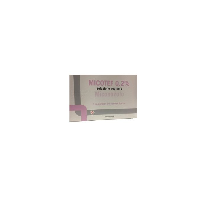 MICOTEF 0,2 % Soluzione Vaginale 5 x 150 ml MICOTEF 0,2 % Soluzione Vaginale 5 x 150 ml