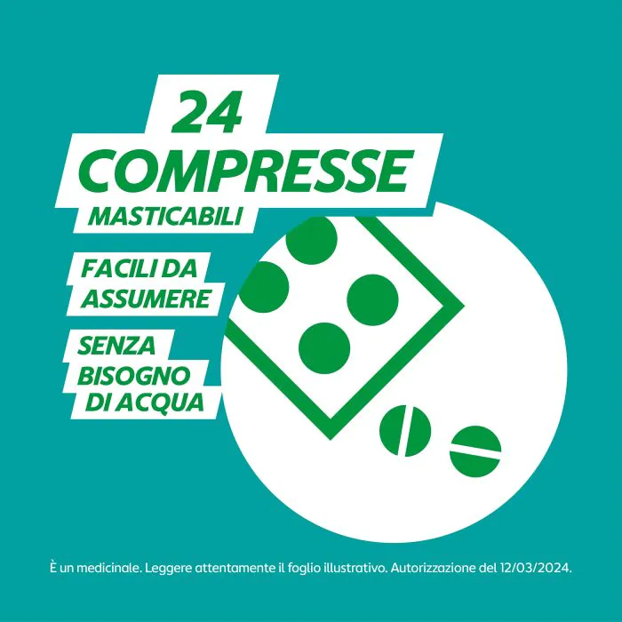 Gaviscon 24 Compresse Menta 500+267 mg