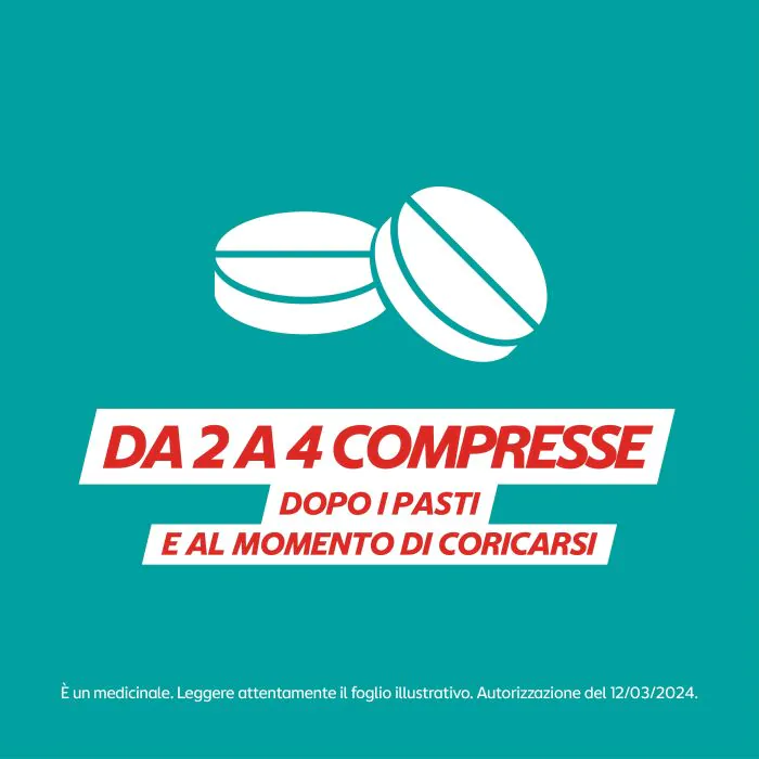 Gaviscon 24 Compresse Fragola Bruciore di Stomaco 250 +133,5 mg