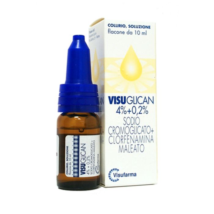 Visuglican 4% + 0,2% Collirio, Soluzione Flacone 10 Ml