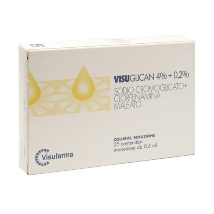 Visuglican Collirio 25 Monodose 0,5 ml Visuglican Collirio 25 Monodose 0,5 ml