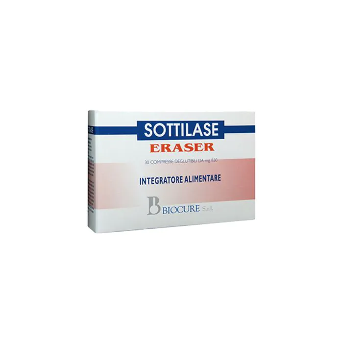 Sottilase Eraser 30 Compresse 830mg Sottilase Eraser 30 Compresse 830mg