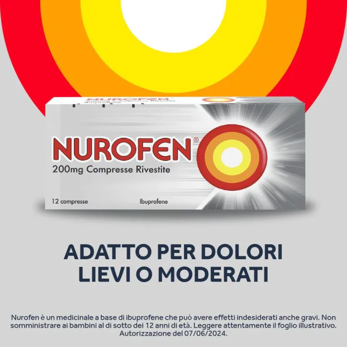 Nurofen 200 mg Ibuprofene 12 Compresse Rivestite