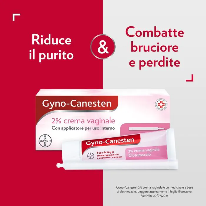 Gyno-Canesten Crema Intima contro sintomi della Candida 30g