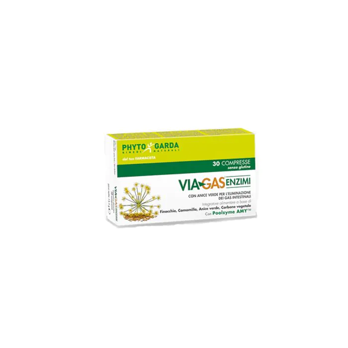 Via-gas Enzimi 30 Compresse 450mg