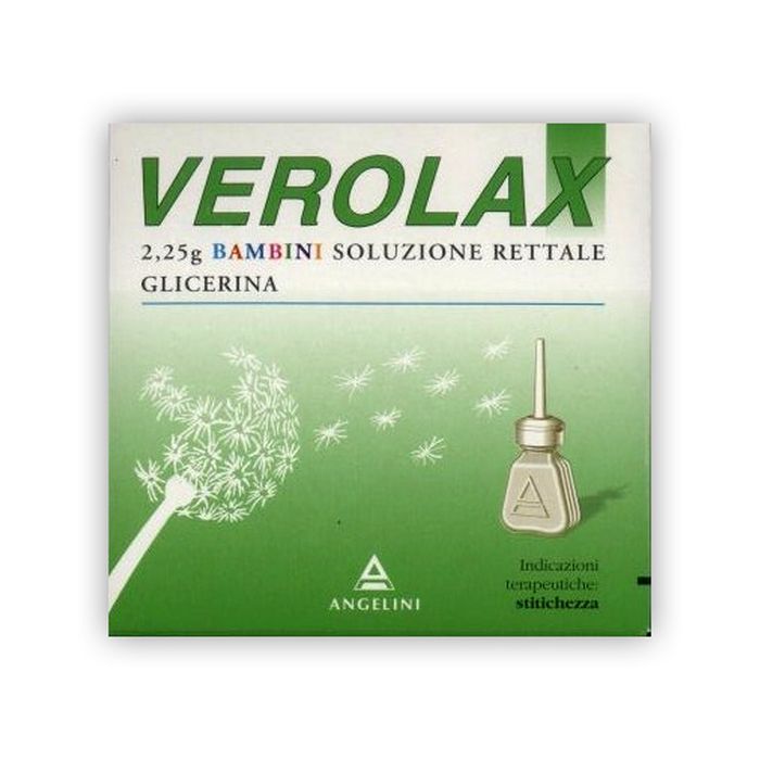 Verolax bambini 6 clismi rettali 2,25g