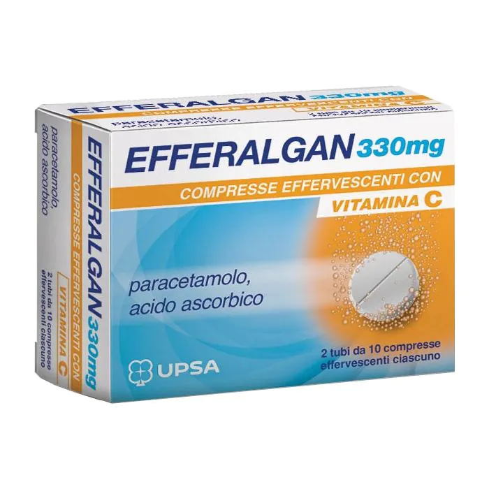 Efferalgan Con Vitamina C 330 mg 20 Compresse Effervescenti Efferalgan Con Vitamina C 330 mg 20 Compresse Effervescenti