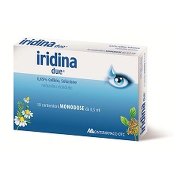 Iridina Due Collirio Monodose 10 Flaconi 0,5ml 0,05% Iridina Due Collirio Monodose 10 Flaconi 0,5ml 0,05%