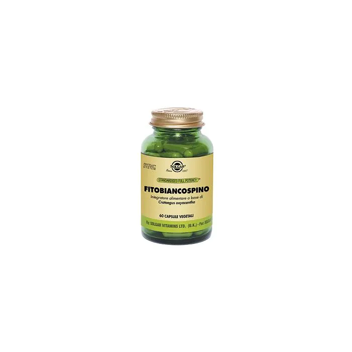 Solgar fitobiancospino integratore alimentare 60 capsule Solgar fitobiancospino integratore alimentare 60 capsule