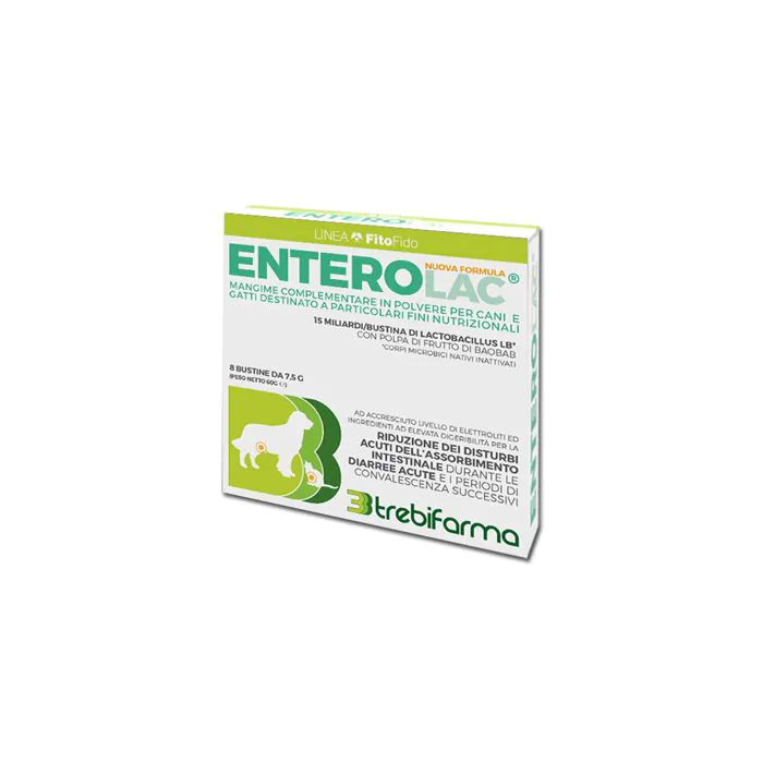 Enterolac Integratore Per Cani E Gatti - Supporto Gastroenterico, 60gr Per Diarree Acute - Foto 2