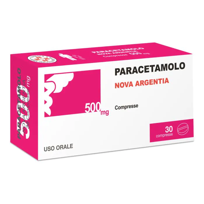 Paracetamolo Nova Argentia 30 Compresse 500mg Paracetamolo Nova Argentia 30 Compresse 500mg