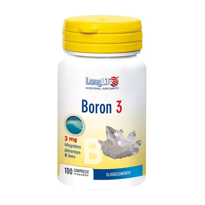 Longlife Boron 100 Compresse 3mg Longlife Boron 100 Compresse 3mg
