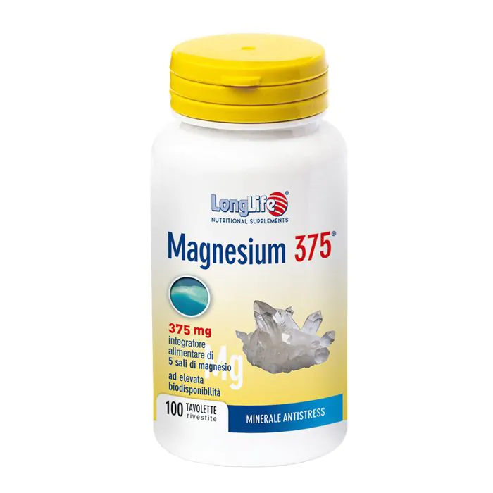 Longlife Magnesium 375 100 Tavolette Longlife Magnesium 375 100 Tavolette