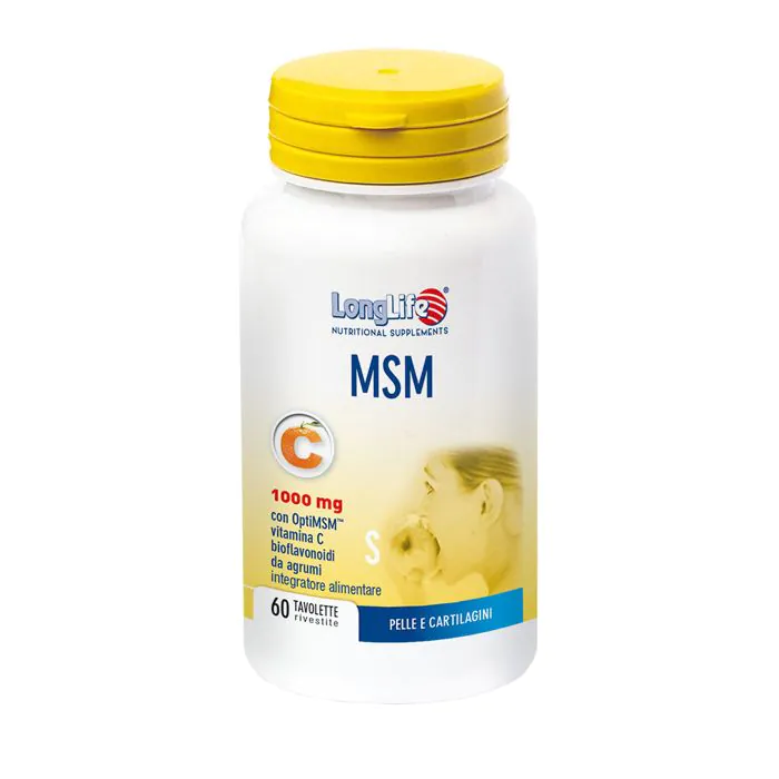 Longlife MSM 1000mg 60 Tavolette Longlife MSM 1000mg 60 Tavolette