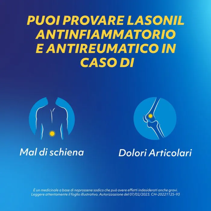 Lasonil Antidolorifico e Antinfiammatorio contro Dolore 24 Compresse