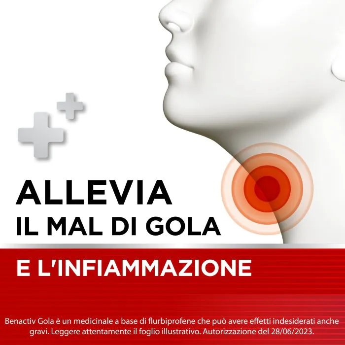 Benactiv Gola Spray Per Mucosa Orale 2,5 mg/ml Flurbiprofene 15 ml